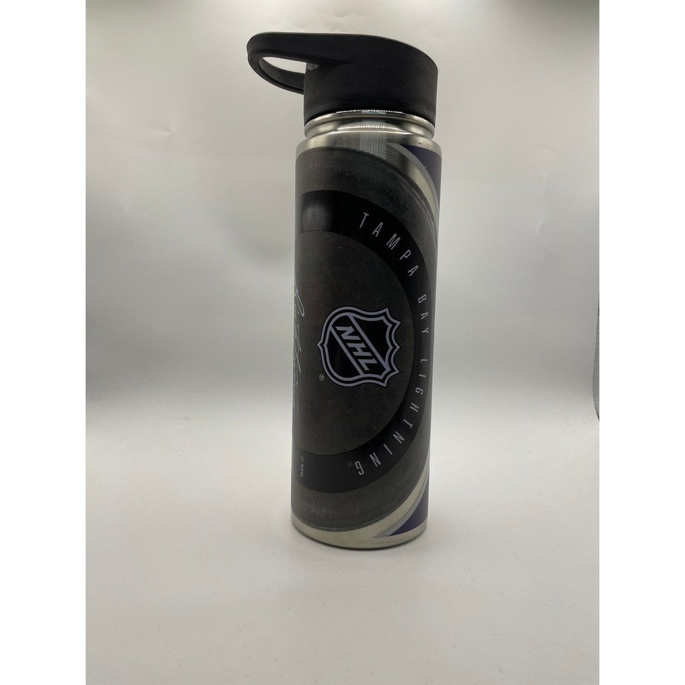 NHL Tampa Bay Lightning Water Bottle Unisex 24 oz Silver NEW Stainless Steel